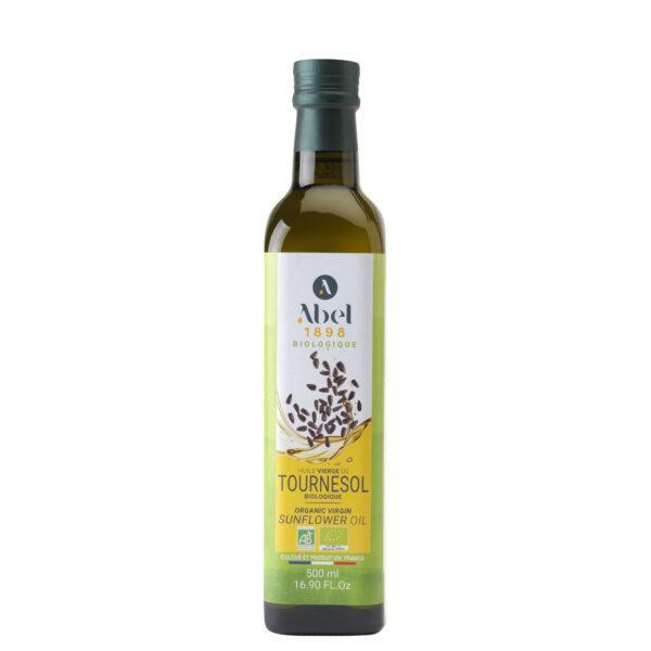 ABEL 1898 ORGANIC VIRGIN SUNFLOWER OIL 500 ML GLASS BOTTLE