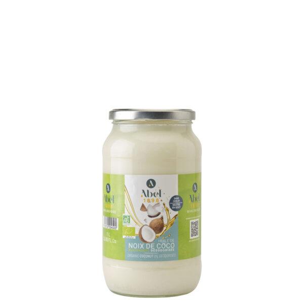 ABEL 1898 DESODORIZED ORGANIC VIRGIN COCONUT OIL 1L GLASS JAR