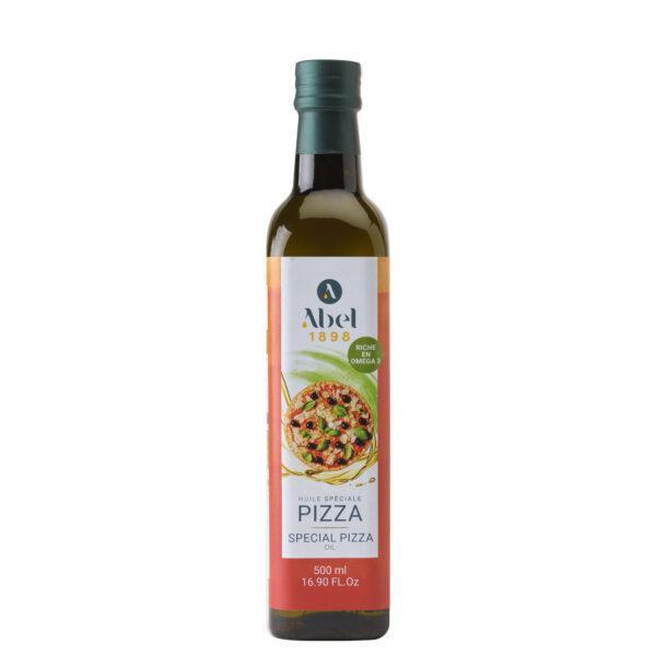 HUILE SPÉCIALE PIZZA ABEL 1898 bouteille verre fumé 500 ml