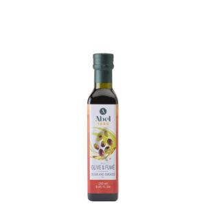 HUILE OLIVE & FUMÉ ABEL 1898 bouteille verre fumé 250 ml